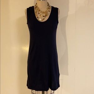 Banana Republic jersey knit navy dress